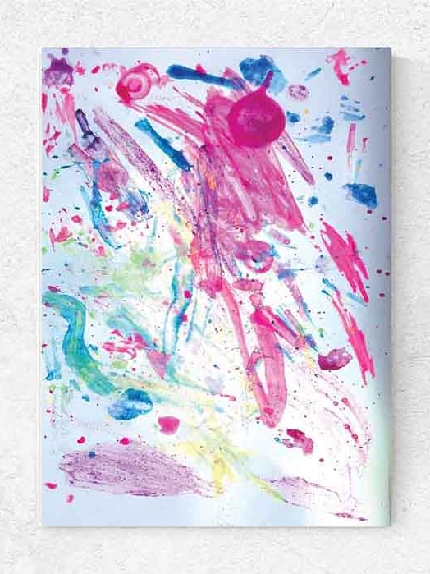 Takto se žáci VO zhostili úkolu „Barevný přepis mého pocitu“