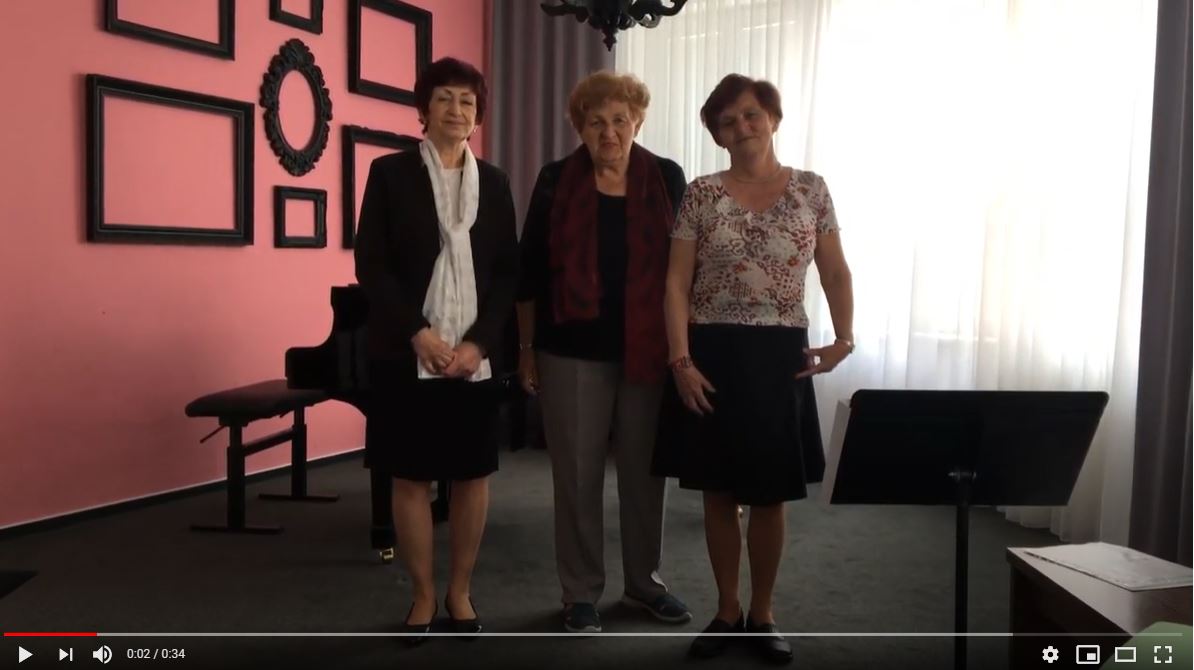 Videa studentek Akademie III. věku z pěvecké třídy M. Hnitkové
