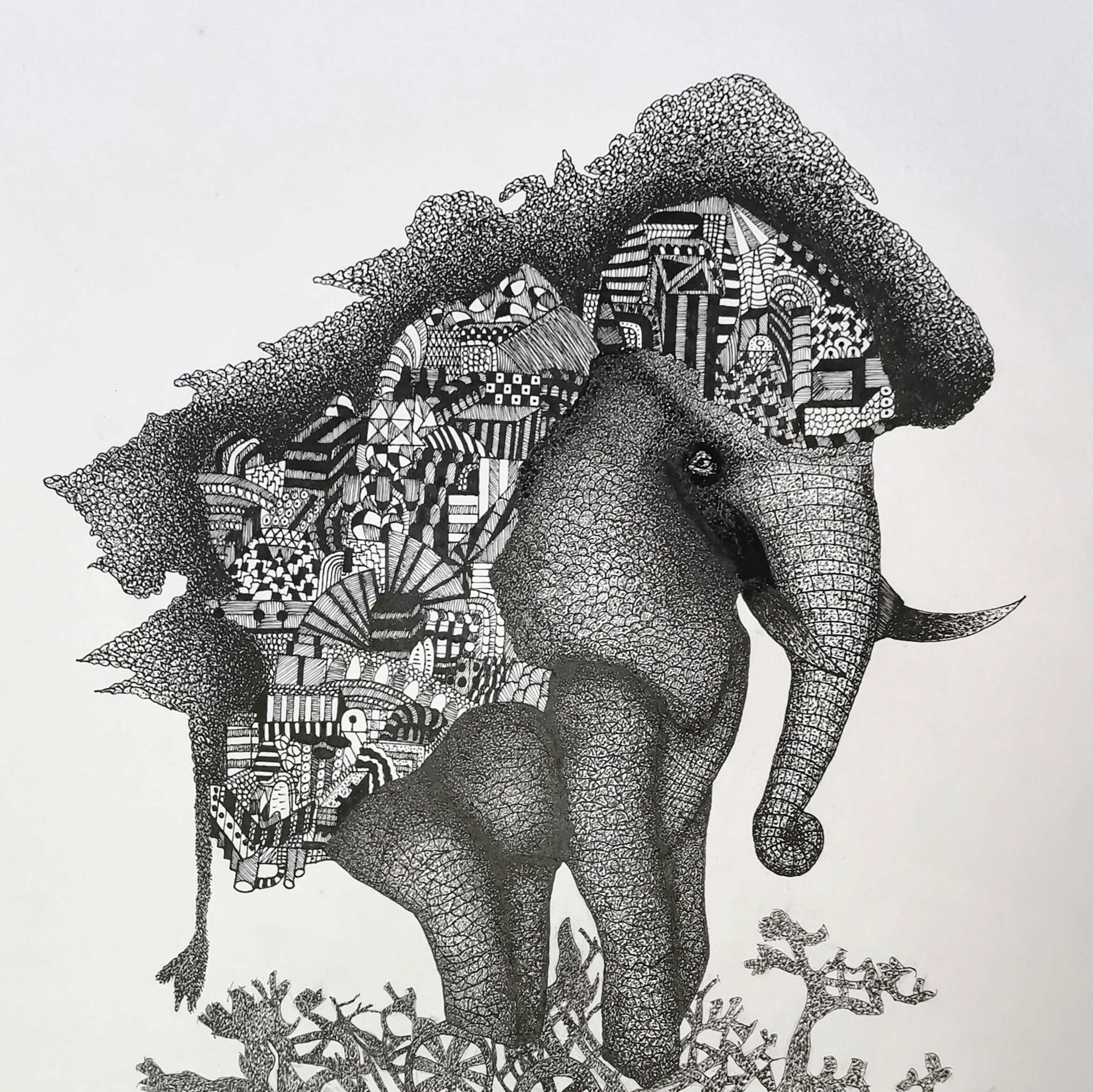 Obrazy absolventů výtvarného oboru 2021 ještě jednou