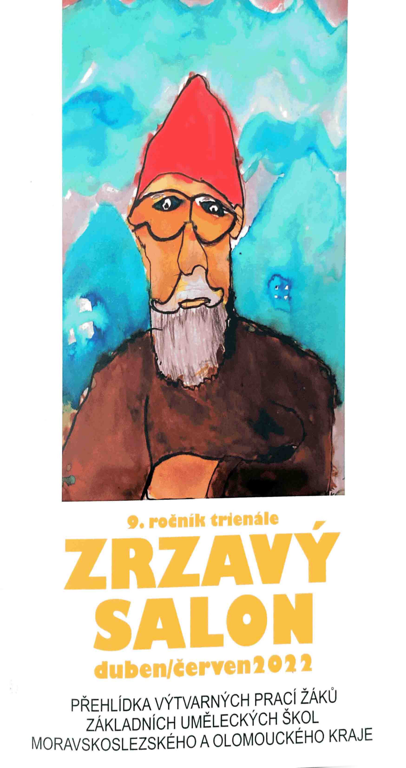 Výtvarný obor se účastnil již 9. ročníku přehlídky „Zrzavý salon 2022“