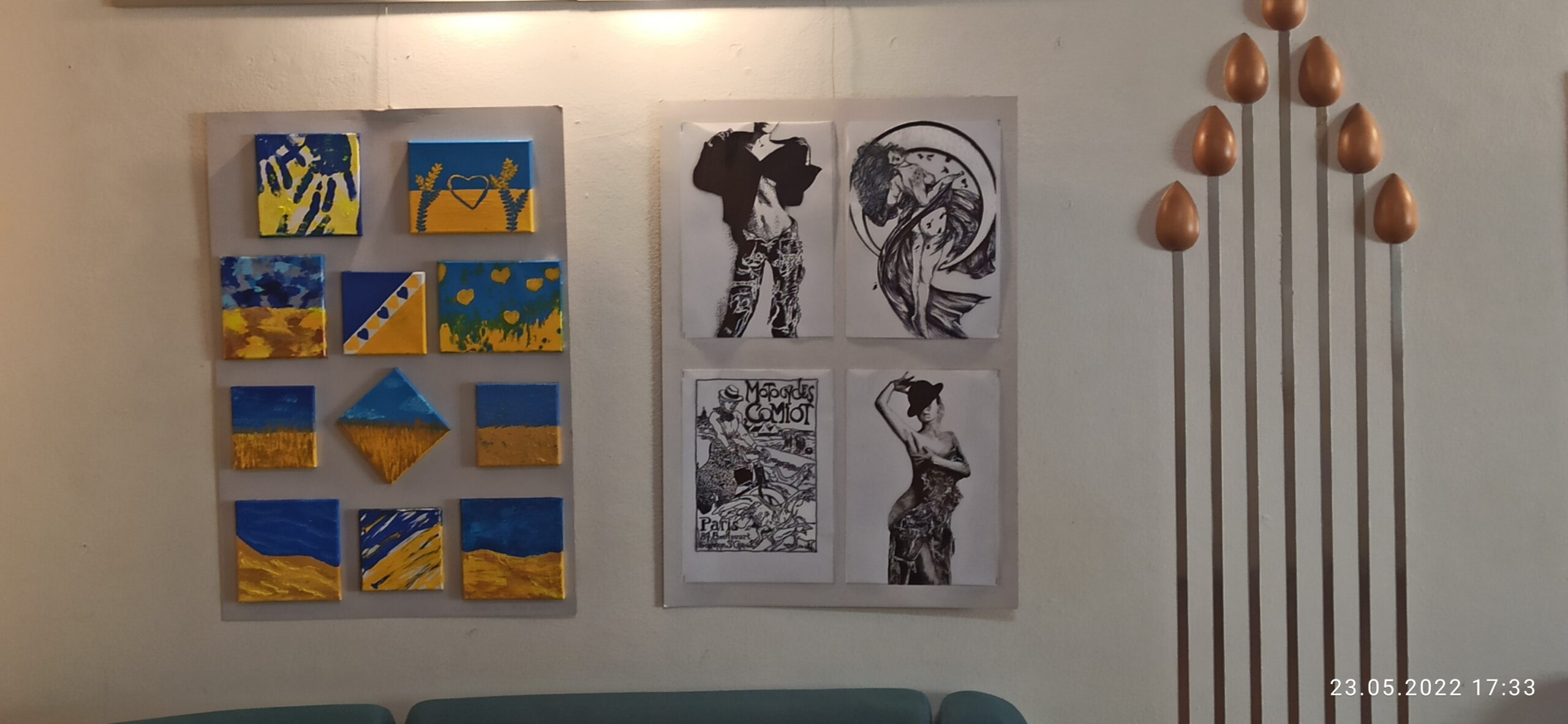 Výstava výtvarného oboru na Janáčkově konzervatoři