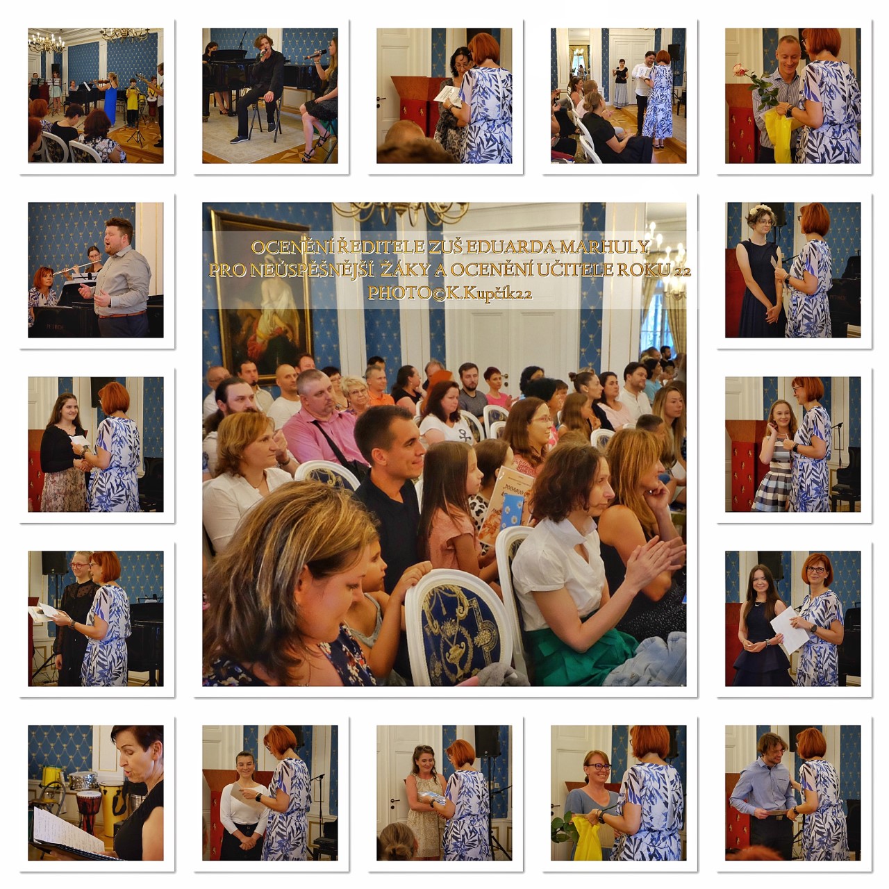 Vítkovický zámek přivítal oceněné žáky  letošního školního roku