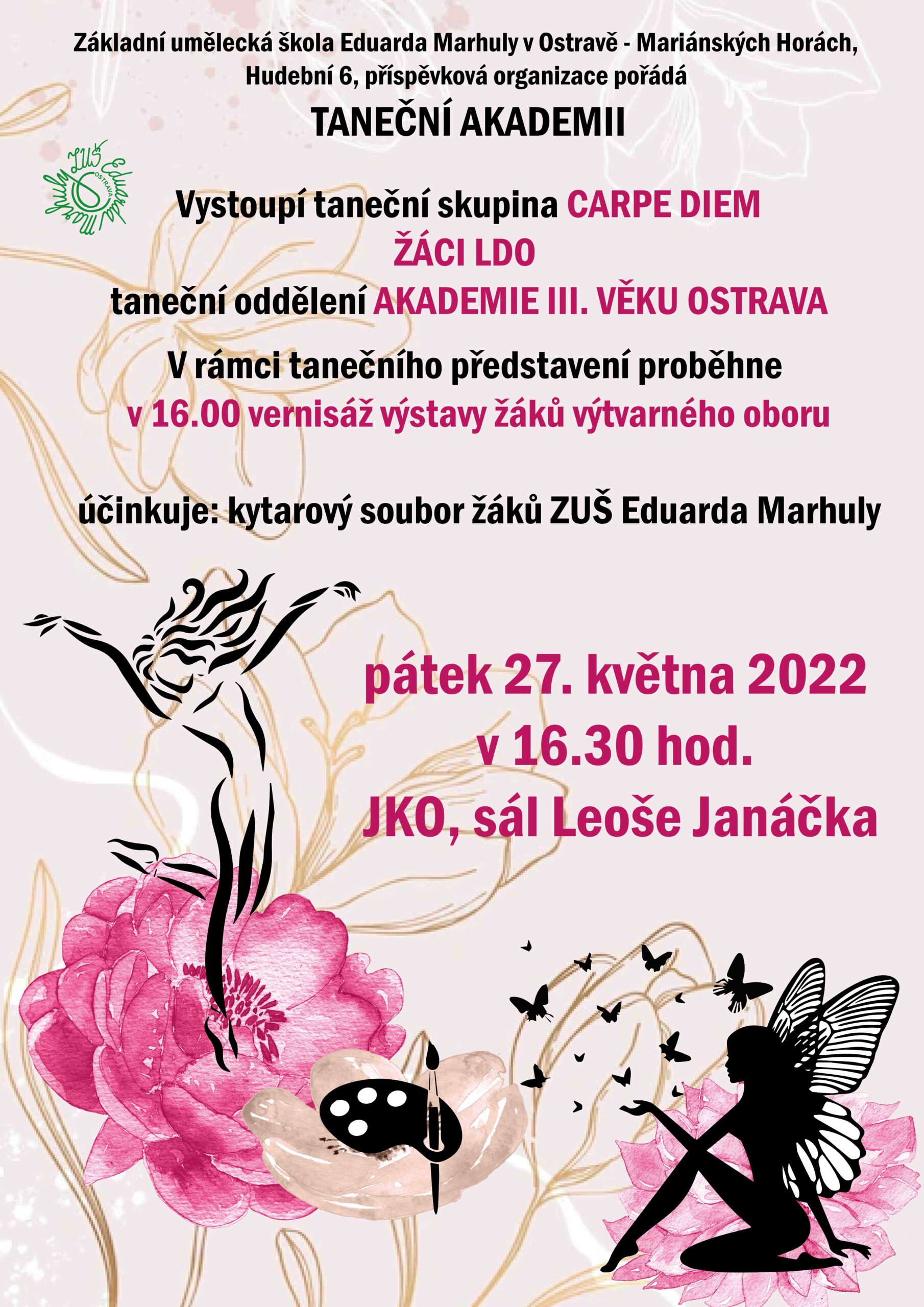 Taneční obor společně s literárně – dramatickým roztančili konzervatoř