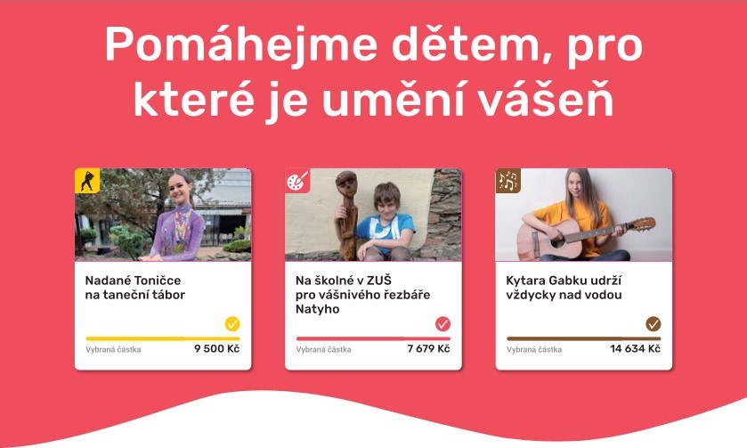 Patron dětí – projekt, který pomáhá