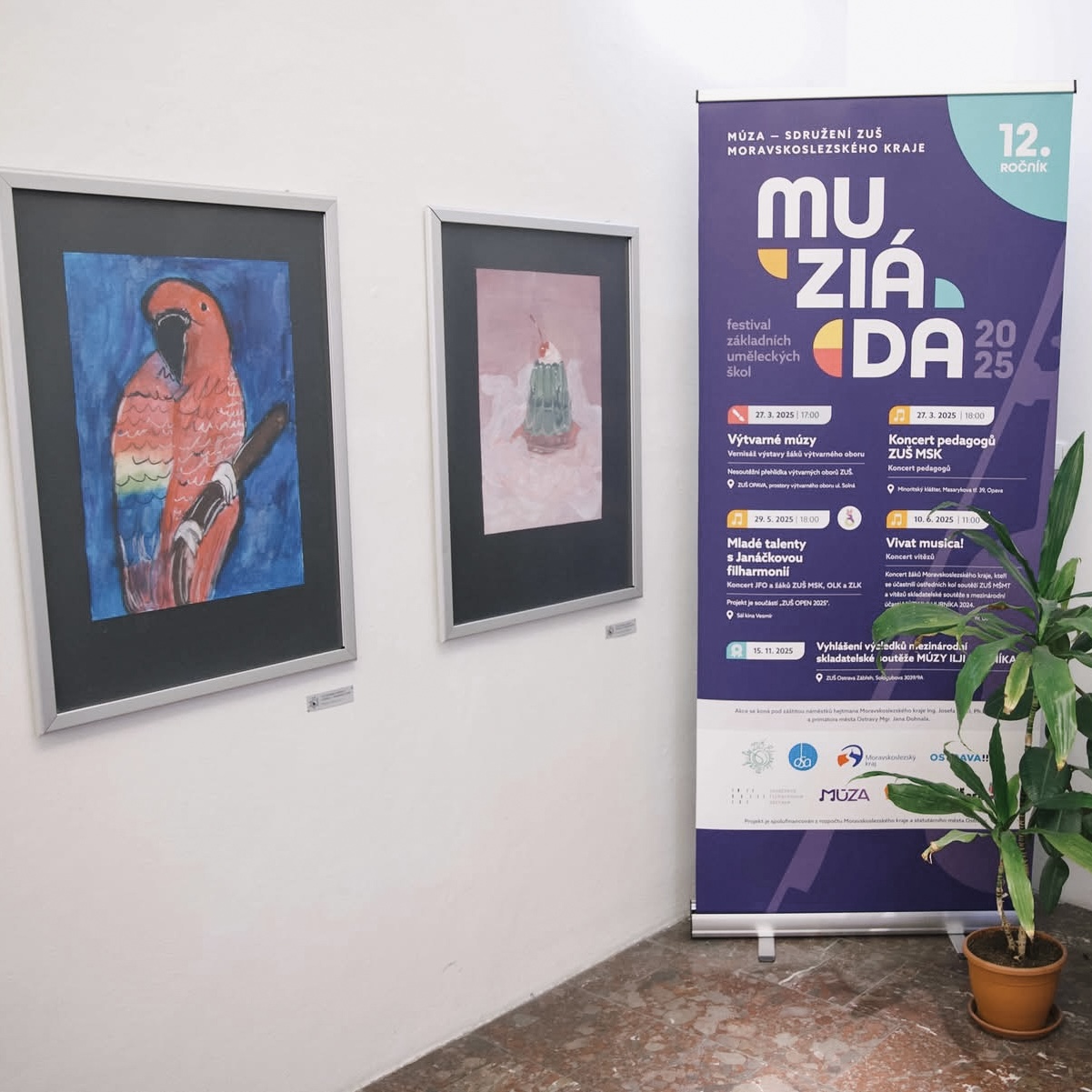 Účast výtvarníků na výstavě Výtvarné múzy