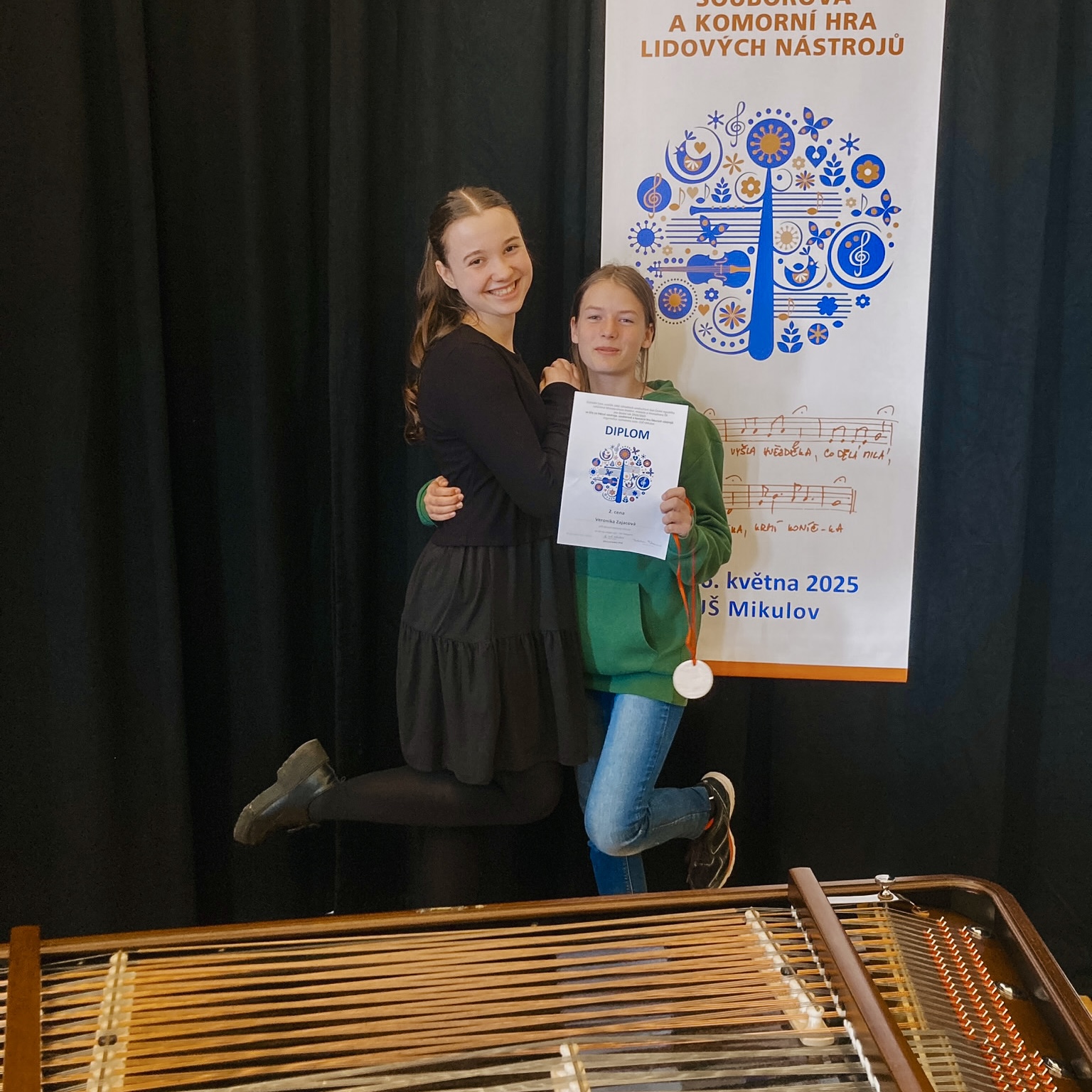 Úspěch naší cimbalistky v ústředním kole