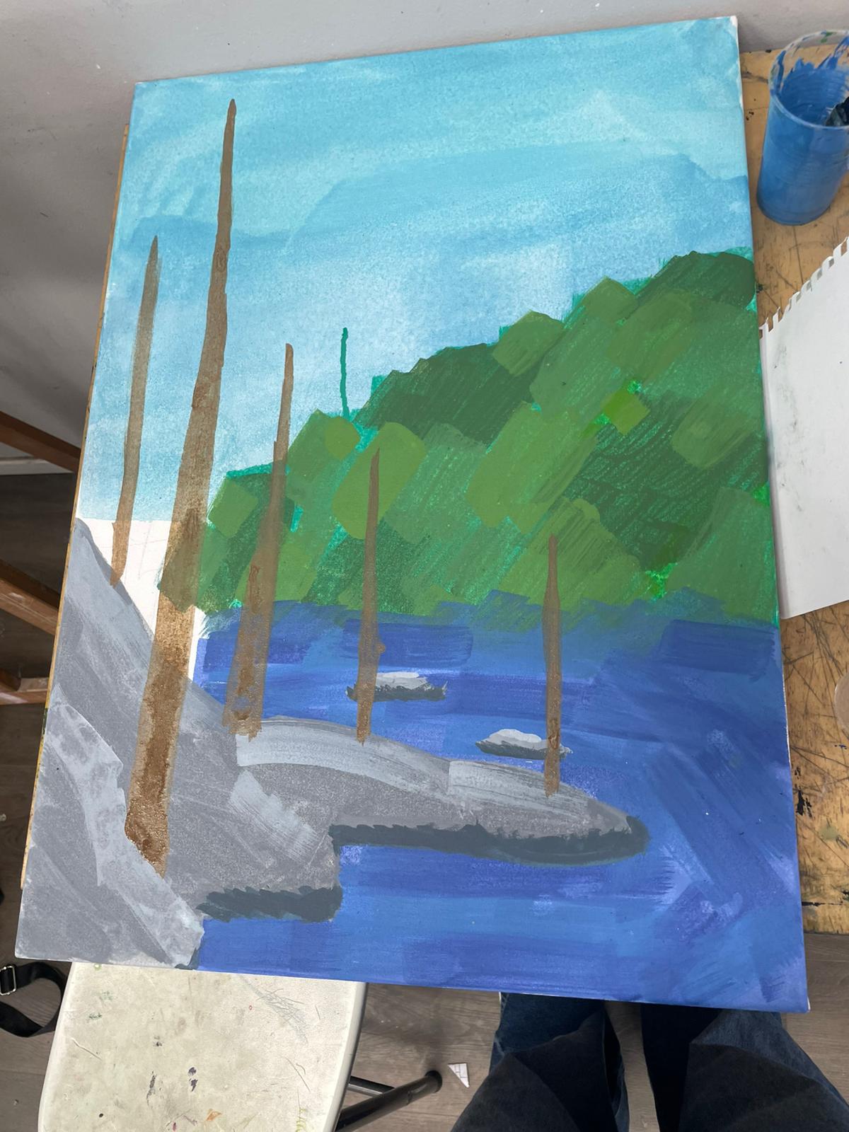 Barevné horizonty: Třetí setkání s barvou a krajinným prostorem na plátně