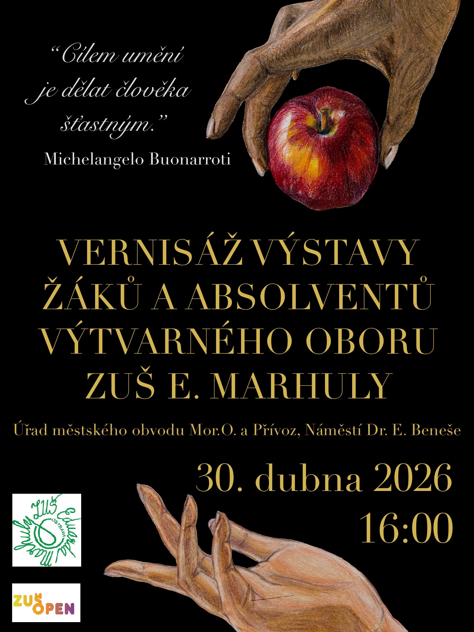 Již dnes….Vernisáž výstavy žáků a absolventů