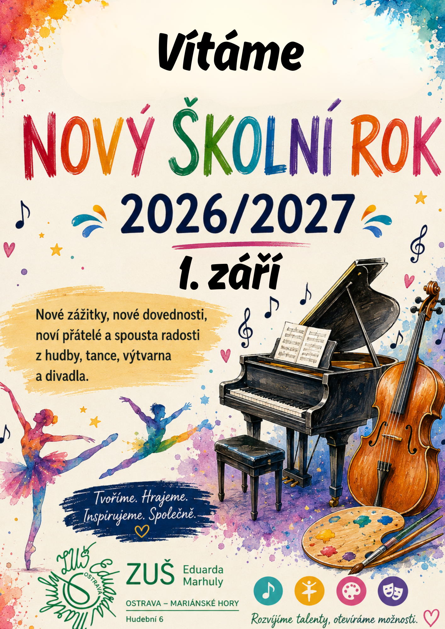 Vítáme Vás v novém školním roce