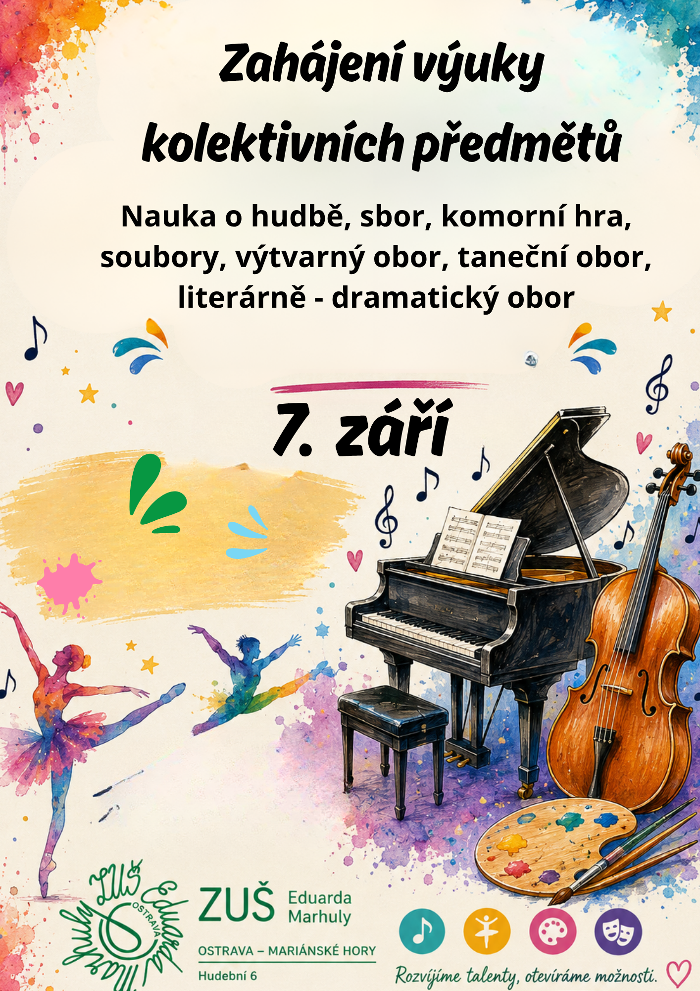 Zahájení výuky kolektivních předmětů